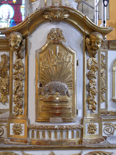 Restauration autel Allegre